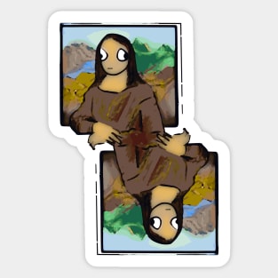 Monna Lissa Sticker